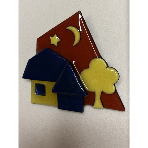 🔥Fourth of July House Pins by Lucinda Moon Star Red Yellow Blue - Ships Fast